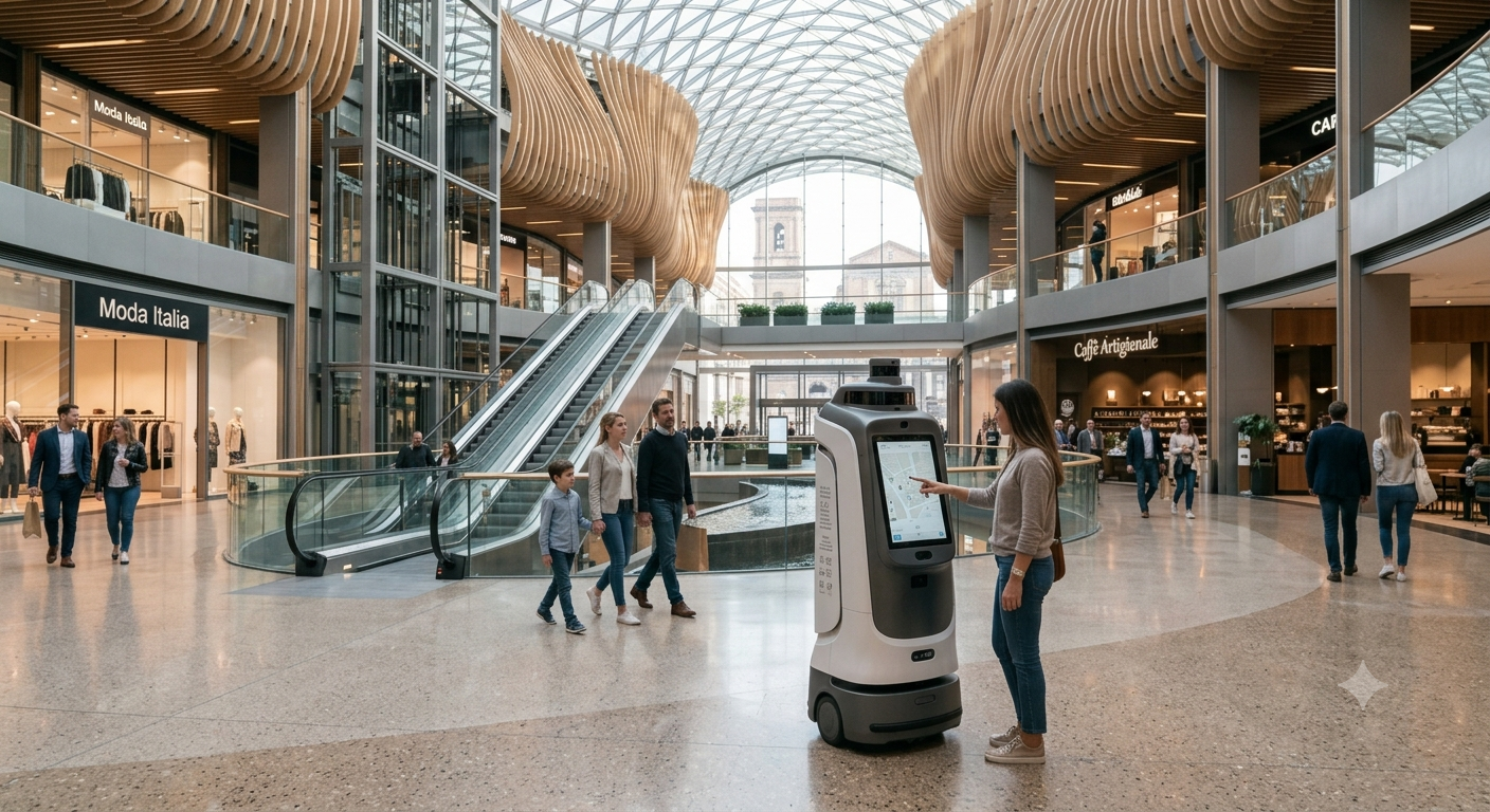 Robot autonomo professionale per la pulizia degli ambienti