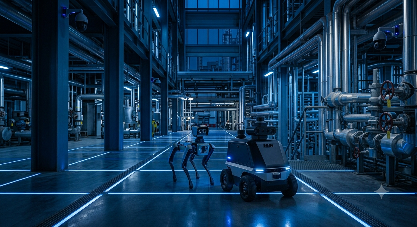 Robot per ispezione e monitoraggio industriale