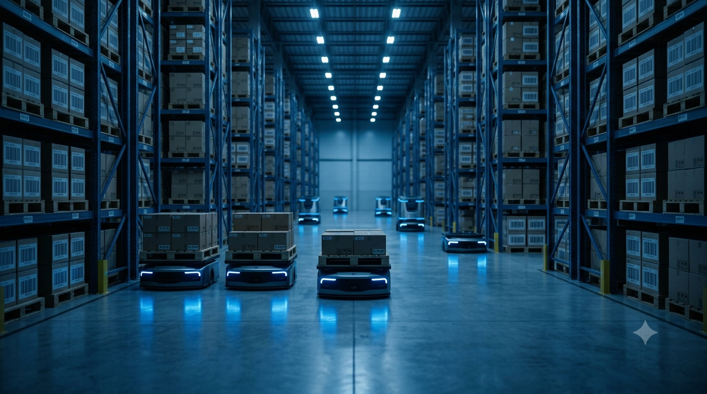 Robot per logistica e movimentazione di magazzino