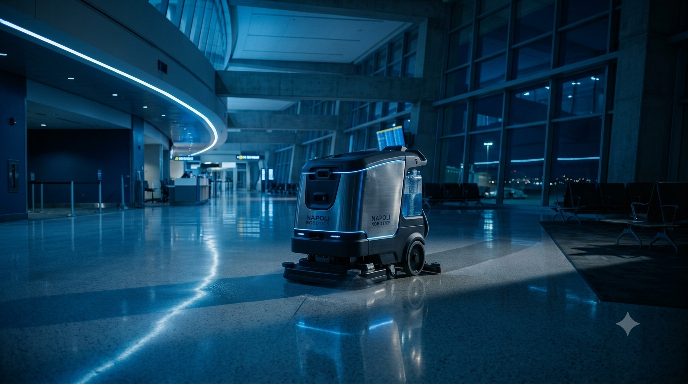 Robot per pulizia e sanificazione professionale